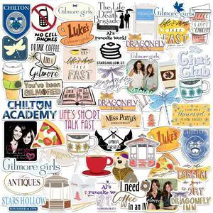 Gilmore Girls 50ct Vinyl L Deluxe Stickers Variety, Tablet, Indoor/Outdoor Gilmore Girls 50ct Vinyl L Deluxe Stickers Variety, Tablet, Indoor/Outdoor