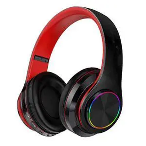 2022 Wireless Bluetooth Headphones,Colorful LED Lights Comfort Over Ear Foldable Headset with Built-in Microphone,FM,SD Card Slot,Wired for School/Tablet Computer/PC/TV/Cellphones/Travel 2022 Wireless Bluetooth Headphones,Colorful LED Lights Comfort Over Ear Foldable Headset with Built-in Microphone,FM,SD Card Slot,Wired for School/Tablet Computer/PC/TV/Cellphones/Travel