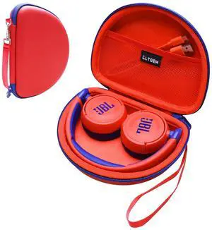 Case for JBL JR Jr310BT/Junior 320BT Kids Headphones Red | Hard Carrying Travel Case for JBL JR Jr310BT/Junior 320BT Kids Headphones Case for JBL JR Jr310BT/Junior 320BT Kids Headphones Red | Hard Carrying Travel Case for JBL JR Jr310BT/Junior 320BT Kids Headphones