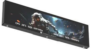 Trofeo Vision LCD AIO Display 9.16 PC Monitor | USB Type-C Screen for Real-Time Hardware Monitoring, with Preset Themes for Gaming PC Case/CPU Cooler Trofeo Vision LCD AIO Display 9.16 PC Monitor | USB Type-C Screen for Real-Time Hardware Monitoring, with Preset Themes for Gaming PC Case/CPU Cooler
