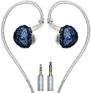 TRN Whale Shark 3DD+1Planar in-Ear Headphone 3.5mm/4.4mm Plug 0.78 2-Pin Interchangeable Cable TRN Whale Shark 3DD+1Planar in-Ear Headphone 3.5mm/4.4mm Plug 0.78 2-Pin Interchangeable Cable