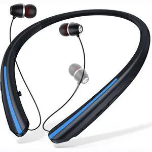 Neckband Bluetooth Headphones, 24H Playtime Wireless Neckband Headphones with Retractable Earbuds, HiFi Stereo Noise Cancelling Neckband Earphones for Sports Running Neckband Bluetooth Headphones, 24H Playtime Wireless Neckband Headphones with Retractable Earbuds, HiFi Stereo Noise Cancelling Neckband Earphones for Sports Running