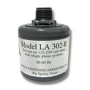 LA302R 125/208/250 Volts, 18" Leads, Single Phase, 3 Wire, Surge ARRESTOR/Suppressor LA302R 125/208/250 Volts, 18" Leads, Single Phase, 3 Wire, Surge ARRESTOR/Suppressor