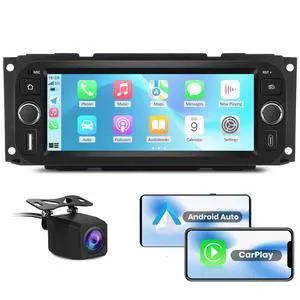 4Core 64GB ROM Car Radio Stereo for Dodge RAM/Jeep Wrangler/Chrysler | Dodge RAM 2002-2006, Jeep Wrangler 2003-2006 Grand Cherokee, Chrysler 300, Wireless CarPlay Android Auto 4Core 64GB ROM Car Radio Stereo for Dodge RAM/Jeep Wrangler/Chrysler | Dodge RAM 2002-2006, Jeep Wrangler 2003-2006 Grand Cherokee, Chrysler 300, Wireless CarPlay Android Auto