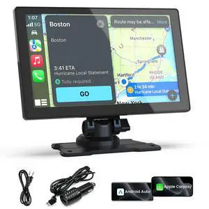 Carplay Screen for Car, 9'' Wireless CarPlay-Upgrade Portable Touchscreen | GPS Navigation, Bluetooth, Mirror Link, Voice Control, Hands-Free Calling,Plug & Play Car Play Screen Carplay Screen for Car, 9'' Wireless CarPlay-Upgrade Portable Touchscreen | GPS Navigation, Bluetooth, Mirror Link, Voice Control, Hands-Free Calling,Plug & Play Car Play Screen