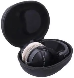 Hard Case for Beyerdynamic DT PRO 770 32/80/250 Headphones, Black | EVA hard shell, Water-resistant design, Impact-resistant design, Protective case only Hard Case for Beyerdynamic DT PRO 770 32/80/250 Headphones, Black | EVA hard shell, Water-resistant design, Impact-resistant design, Protective case only