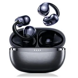 AI True Open Ear Earbuds Wireless Bluetooth Open Ear Headphones, Lightweight Clip on Earbuds 45H Playtime ENC Clip on Headphones, Over Ear Buds with Waterproof Fit Sport, Running, Workout AI True Open Ear Earbuds Wireless Bluetooth Open Ear Headphones, Lightweight Clip on Earbuds 45H Playtime ENC Clip on Headphones, Over Ear Buds with Waterproof Fit Sport, Running, Workout