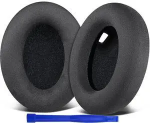 Micro Suede Earpads for Sony WH-1000XM4 Headphones, Ear Pads Cushions with Noise Isolation Foam, Added Thickness, Without Affecting Sensor - Black Micro Suede Earpads for Sony WH-1000XM4 Headphones, Ear Pads Cushions with Noise Isolation Foam, Added Thickness, Without Affecting Sensor - Black