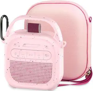 Protective Case for Bose SoundLink Micro 2nd Gen Bluetooth Speaker | Hard Carrying Case and Silicone Cover for Micro 2 Portable Speaker Accessories (Petal Pink) Protective Case for Bose SoundLink Micro 2nd Gen Bluetooth Speaker | Hard Carrying Case and Silicone Cover for Micro 2 Portable Speaker Accessories (Petal Pink)