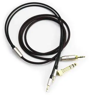 Dual 2.5mm to 3.5mm & 6.3mm Adapter Replacement Cable Compatible with Monolith M1060, M1060C, M565, M565 Headphones 1.2meters/4feet Dual 2.5mm to 3.5mm & 6.3mm Adapter Replacement Cable Compatible with Monolith M1060, M1060C, M565, M565 Headphones 1.2meters/4feet
