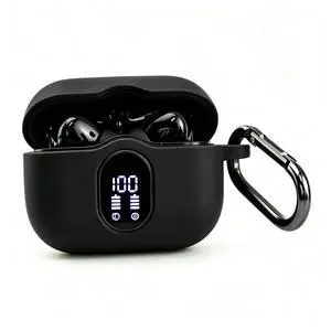 Case for Btootos A90 Pro Wireless Earbuds Cover Black Protector Silicone Skin Case for Btootos A90 Pro Wireless Earbuds Cover Black Protector Silicone Skin