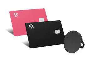 SPOTMINDERS Apple MFi Certified Credit Card Wallet Tracker PRO Black & Pink (iOS Only) + Wireless Charger Bundle - Works with Apple Find My Tracking Card for Wallet Rechargeable Tag IP68 0.07in Slim SPOTMINDERS Apple MFi Certified Credit Card Wallet Tracker PRO Black & Pink (iOS Only) + Wireless Charger Bundle - Works with Apple Find My Tracking Card for Wallet Rechargeable Tag IP68 0.07in Slim