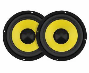 2 Pieces 6 Inch Bass Loudspeaker Woofer Speaker, Wide Frequency Response Car Audio Stereo Speaker for Car Audio/Home Theaters (6'') 2 Pieces 6 Inch Bass Loudspeaker Woofer Speaker, Wide Frequency Response Car Audio Stereo Speaker for Car Audio/Home Theaters (6'')