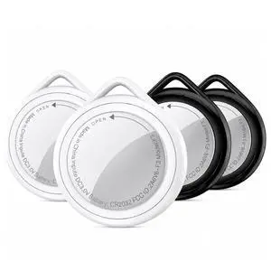 Air Tracker Tags 4 Pack, Bluetooth Tracker & Item Finders Work with Apple Find My, Replaceable Battery, Waterproof Smart Tag for Keys, Wallet, Luggage Air Tracker Tags 4 Pack, Bluetooth Tracker & Item Finders Work with Apple Find My, Replaceable Battery, Waterproof Smart Tag for Keys, Wallet, Luggage