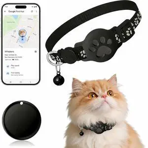 Pet Tracker,GPS Collar for Cats (Android Only) Smart tag,Waterproof Compatible with Google Find My,No Monthly Fee,Advanced Tracking Solution Smart Collar for Pet Safety Ideal Small Large Cats Pet Tracker,GPS Collar for Cats (Android Only) Smart tag,Waterproof Compatible with Google Find My,No Monthly Fee,Advanced Tracking Solution Smart Collar for Pet Safety Ideal Small Large Cats