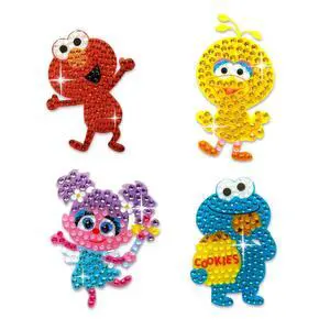 ® Rhinestone Stickers x Sesame Street - Elmo and Friends 4-Pack, 2 x 2 Unique Sparkly Cut-to-Shape - Collecting, Trading, Laptops, Phone Cases, Scrapbooks - Kids, Teens, Adults ® Rhinestone Stickers x Sesame Street - Elmo and Friends 4-Pack, 2 x 2 Unique Sparkly Cut-to-Shape - Collecting, Trading, Laptops, Phone Cases, Scrapbooks - Kids, Teens, Adults