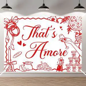 That's Amore Backdrop Thats Amore Party Decorations Italian Themed Wedding Bridal Shower Bachelorette Party Decoration Supplies Red 7x5ft That's Amore Backdrop Thats Amore Party Decorations Italian Themed Wedding Bridal Shower Bachelorette Party Decoration Supplies Red 7x5ft