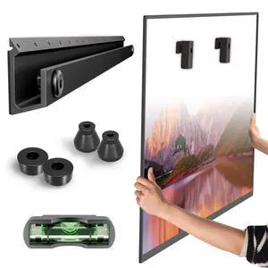 No Stud TV Wall Mount, Studless Drywall TV Bracket for 22"55", Up 100lbs | No Drill TVs Hanger, Tilt 5°, Fits VESA 100x100 - 400x400, No Tools Easy Install for Renters, Bedroom & Living Room No Stud TV Wall Mount, Studless Drywall TV Bracket for 22"55", Up 100lbs | No Drill TVs Hanger, Tilt 5°, Fits VESA 100x100 - 400x400, No Tools Easy Install for Renters, Bedroom & Living Room