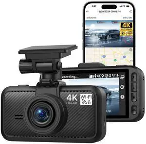 S1 E 4K Dash Cam Front - 2160P UHD Car Dashboard Camera with 3" IPS | Built-in WiFi, GPS Tracking, Smart App Control, WDR Night Vision, 24H Parking Monitor, Emergency G-Sensor, Loop Recording S1 E 4K Dash Cam Front - 2160P UHD Car Dashboard Camera with 3" IPS | Built-in WiFi, GPS Tracking, Smart App Control, WDR Night Vision, 24H Parking Monitor, Emergency G-Sensor, Loop Recording