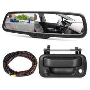 Tailgate Backup Camera + 7" Rear View Mirror Screen Monitor Fit for Ford 2004-2014 F150/ 2009-2016 F250/F350 Pickup Trucks 4.3 Mirror Video LCD, Reverse Adjustable Parking Line Safety Tailgate Backup Camera + 7" Rear View Mirror Screen Monitor Fit for Ford 2004-2014 F150/ 2009-2016 F250/F350 Pickup Trucks 4.3 Mirror Video LCD, Reverse Adjustable Parking Line Safety