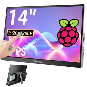 14inch Touchscreen Monitor for Raspberry Pi 5/4B/3B+/3B IPS Touch Screen | FHD 1920X1200,60hz,Built-in Speaker, HDMI USB-C Portable Monitor for Laptop Computer Switch PS4/5 14inch Touchscreen Monitor for Raspberry Pi 5/4B/3B+/3B IPS Touch Screen | FHD 1920X1200,60hz,Built-in Speaker, HDMI USB-C Portable Monitor for Laptop Computer Switch PS4/5