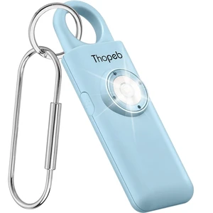 Personal Safety Alarm for Women Upgraded Rechargeable Strobe with Separate Switch, 135dB Siren, Long-Lasting Protection, Stylish Keychain (Aqua) Personal Safety Alarm for Women Upgraded Rechargeable Strobe with Separate Switch, 135dB Siren, Long-Lasting Protection, Stylish Keychain (Aqua)