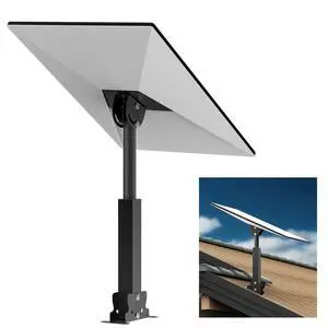 Roof Mount for starlink Standard 4 /4X /Gen 3 Steel Pivot Adapter kit | 16.9" Heavy Duty Steel Pivot Pole, Wall/Roof Kit with Adjustable Pipe Adapter, Weatherproof Outdoor Mount for V3 Dish Roof Mount for starlink Standard 4 /4X /Gen 3 Steel Pivot Adapter kit | 16.9" Heavy Duty Steel Pivot Pole, Wall/Roof Kit with Adjustable Pipe Adapter, Weatherproof Outdoor Mount for V3 Dish