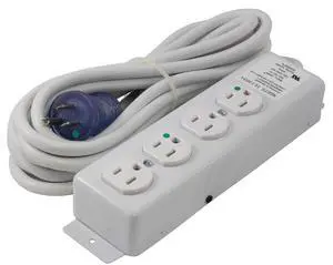 Medical Hospital Grade Power Strip Meets UL 1363A CSA 60601 Approval (15FT- 4 Outlets) Medical Hospital Grade Power Strip Meets UL 1363A CSA 60601 Approval (15FT- 4 Outlets)