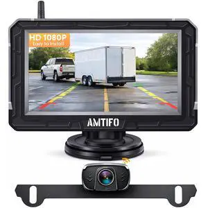Wireless Backup Camera Truck Hitch Trailer - Easy Install Digital Stable Signal HD 1080P Car Rear View Camera with 4.3 Inch Monitor System - A18 Wireless Backup Camera Truck Hitch Trailer - Easy Install Digital Stable Signal HD 1080P Car Rear View Camera with 4.3 Inch Monitor System - A18