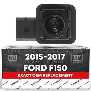 Rear View Backup Camera - Compatible with 2015-2017 Ford F-150, 2018-2019 Ford Lobo - Reverse Park Assist Camera Replacement - OEM FL3Z19G490D, 590-080 Rear View Backup Camera - Compatible with 2015-2017 Ford F-150, 2018-2019 Ford Lobo - Reverse Park Assist Camera Replacement - OEM FL3Z19G490D, 590-080