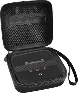Travel Router Case Compatible with NETGEAR Nighthawk M7 Pro/ M6 M6 Pro MR6150 6500/ M5 5G MR5200 5100/ M1 M2 Mobile Hotspot. WiFi Router Storage Carrying Holder with Mesh Pocket (Box Only) Travel Router Case Compatible with NETGEAR Nighthawk M7 Pro/ M6 M6 Pro MR6150 6500/ M5 5G MR5200 5100/ M1 M2 Mobile Hotspot. WiFi Router Storage Carrying Holder with Mesh Pocket (Box Only)