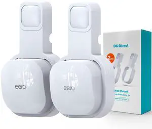 Wall Mount Holder for eero 6 and eero 6+ Router Mesh Wi-Fi System, No Messy Wires, The Outlet Wall Mount Holder for eero 6 Plus, Stand Bracket for eero 6 Extender Space Saving White Wall Mount Holder for eero 6 and eero 6+ Router Mesh Wi-Fi System, No Messy Wires, The Outlet Wall Mount Holder for eero 6 Plus, Stand Bracket for eero 6 Extender Space Saving White