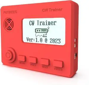 Mini CW Trainer Morse Code Trainer with Display, Moore Simo Wales Code Shortwave Radio Telegraph Key Car Key Learning CW Radio for Telegraph Practice with Charging CableRED Mini CW Trainer Morse Code Trainer with Display, Moore Simo Wales Code Shortwave Radio Telegraph Key Car Key Learning CW Radio for Telegraph Practice with Charging CableRED