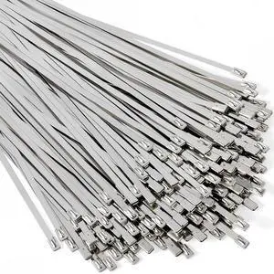 304 Stainless Steel Cable Ties, 200 Pack 11.8 Inch Metal Zip Ties | Self-Locking Metal Fasteners with Up to 198 lb Strength, -170°F to 1000°F Range for Fence Repair, Automotive and Outdoor Proj 304 Stainless Steel Cable Ties, 200 Pack 11.8 Inch Metal Zip Ties | Self-Locking Metal Fasteners with Up to 198 lb Strength, -170°F to 1000°F Range for Fence Repair, Automotive and Outdoor Proj