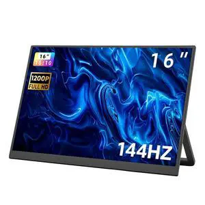 16 Inch Portable Gaming Monitor 144Hz 1200P FHD IPS,USB-C HDMI, Ultra Thin Second Screen for Laptop Switch PS5 Xbox, Eye Care Travel Monitor for Gamers 16 Inch Portable Gaming Monitor 144Hz 1200P FHD IPS,USB-C HDMI, Ultra Thin Second Screen for Laptop Switch PS5 Xbox, Eye Care Travel Monitor for Gamers
