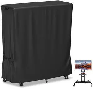 Outdoor TV Cover 50 Inch Weatherproof, Waterproof Rolling TV Stand Cover with Windproof Buckles,Heavy Duty Oxford Fabric TV Screen Protection Covers for Portable TV Stand On Wheels50"L x 20"W x 55"H Outdoor TV Cover 50 Inch Weatherproof, Waterproof Rolling TV Stand Cover with Windproof Buckles,Heavy Duty Oxford Fabric TV Screen Protection Covers for Portable TV Stand On Wheels50"L x 20"W x 55"H