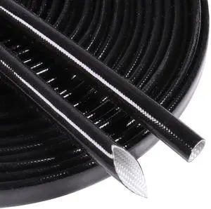 Silicone Fiberglass Sleeve Heat Shield Tubing 3/16"-9ft | High Temperature Wire Protective Wire Wrap Electrical Insulation for Brake Lines/Fuel Lines/Wiring Harnesses/Cables Silicone Fiberglass Sleeve Heat Shield Tubing 3/16"-9ft | High Temperature Wire Protective Wire Wrap Electrical Insulation for Brake Lines/Fuel Lines/Wiring Harnesses/Cables