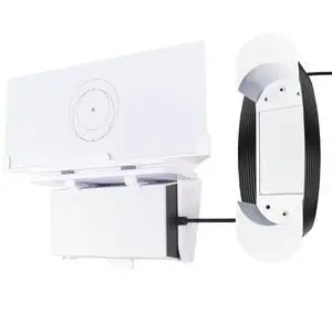 for Starlink Gen 3 Router with Power Supply Mounting Kit & Cable Caddy, 3 in 1, Wall Holder for Starlink Standard V3 Mesh Router and Power Supply (White) for Starlink Gen 3 Router with Power Supply Mounting Kit & Cable Caddy, 3 in 1, Wall Holder for Starlink Standard V3 Mesh Router and Power Supply (White)