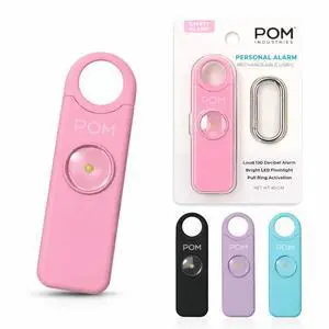 Personal Safety Alarm for Women 130dB Loud Emergency Siren, USB-C Rechargeable with Bright LED Flashlight, Portable Keychain Design for Self Defense, Purse, Backpack & Travel (Pink) Personal Safety Alarm for Women 130dB Loud Emergency Siren, USB-C Rechargeable with Bright LED Flashlight, Portable Keychain Design for Self Defense, Purse, Backpack & Travel (Pink)