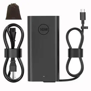 165W 28V 5.893A GAN USB C Laptop Charger fit for Precision 5690 5680 3581 | Pro Max 16 18 Plus MA16250 MB16250 M9TG5 XPS 17 9730 9720 Latitude 5340 5440 5540 7340 DA165PM210 HA165PM210 165W 28V 5.893A GAN USB C Laptop Charger fit for Precision 5690 5680 3581 | Pro Max 16 18 Plus MA16250 MB16250 M9TG5 XPS 17 9730 9720 Latitude 5340 5440 5540 7340 DA165PM210 HA165PM210