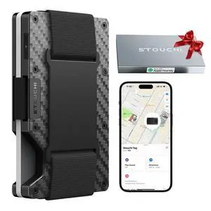 Trackable Wallet for Men |Built-in Find My (iOS Only) RFID Blocking | Wealth Plaid Design Carbon Fiber Slim Wallet Holds 15 Cards No Extra Bump Quick Access Cash Strap Birthday Gift-Ready Trackable Wallet for Men |Built-in Find My (iOS Only) RFID Blocking | Wealth Plaid Design Carbon Fiber Slim Wallet Holds 15 Cards No Extra Bump Quick Access Cash Strap Birthday Gift-Ready
