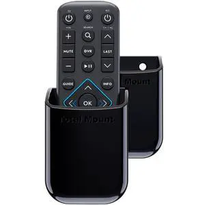 Universal Remote Holders Place on Wall or Back of TV | Designed in the USA Premium, Black Remote Control Holders (Medium, 2 Pack) Universal Remote Holders Place on Wall or Back of TV | Designed in the USA Premium, Black Remote Control Holders (Medium, 2 Pack)