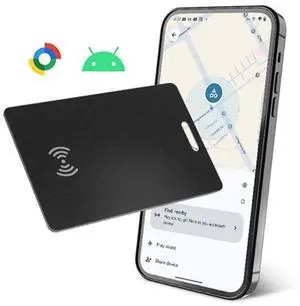 Android Wallet Tracker Card, Smart Card (Android Only), GPS Wallet Finder, Airtag Tracking Card, Compatible with Google Find Hub App Android Wallet Tracker Card, Smart Card (Android Only), GPS Wallet Finder, Airtag Tracking Card, Compatible with Google Find Hub App