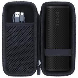 Hard Case Compatible with Sonos Roam 2 / Sonos Roam/Sonos Roam SL Portable Waterproof Speaker (Black Case) Hard Case Compatible with Sonos Roam 2 / Sonos Roam/Sonos Roam SL Portable Waterproof Speaker (Black Case)