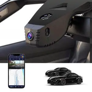 Single Channel 4K Dash Cam for Toyota GR Supra 2020-2026, OEM Factory Style, UHD 2160P Image, Built-in WiFi, Free APP, Loop Recording, G-Sensor, Plug & Play, 64GB Card Single Channel 4K Dash Cam for Toyota GR Supra 2020-2026, OEM Factory Style, UHD 2160P Image, Built-in WiFi, Free APP, Loop Recording, G-Sensor, Plug & Play, 64GB Card