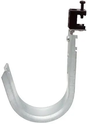 10 Pack 4" Heavy Duty J Hooks, Wire Support J-Hook with Beam Clamp for Hanging Cables & Wires Management Mounts to Beams Up to 1/2" Thick 10 Pack 4" Heavy Duty J Hooks, Wire Support J-Hook with Beam Clamp for Hanging Cables & Wires Management Mounts to Beams Up to 1/2" Thick