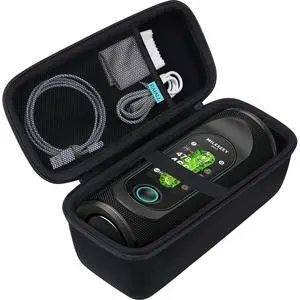 Hard Case for MiLESEEY GeneSonic Pro Golf Speaker, Black | GPS Rangefinder Handheld Shockproof Protective Travel Bag, Mesh Pocket for USB Cable and Carabiner Hard Case for MiLESEEY GeneSonic Pro Golf Speaker, Black | GPS Rangefinder Handheld Shockproof Protective Travel Bag, Mesh Pocket for USB Cable and Carabiner