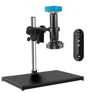 4K Digital Microscope with 180X Zoom Lens, Ultra-Stable Base Stand, Adjustable LED Ring Light, HDMI/Type-C Output, 60MP Industrial Inspection Camera for PCB Soldering, Coin Viewing, Jewelry 4K Digital Microscope with 180X Zoom Lens, Ultra-Stable Base Stand, Adjustable LED Ring Light, HDMI/Type-C Output, 60MP Industrial Inspection Camera for PCB Soldering, Coin Viewing, Jewelry