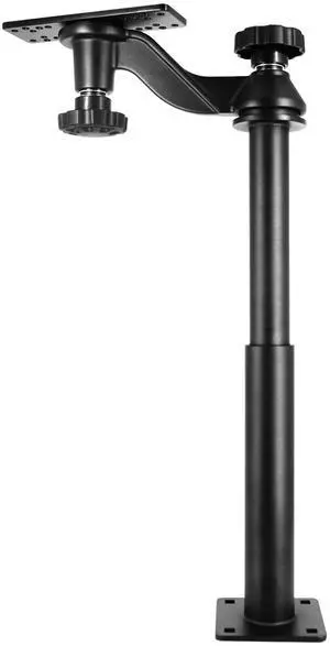 Aluminum Height Telescopic Fish Finder Mount, Marine Electronics Mount with Horizontal Swing Arm for 5"-12" Large Depth Finder Display, Compatible with Garmin, Lowrance, Humminbird and More Aluminum Height Telescopic Fish Finder Mount, Marine Electronics Mount with Horizontal Swing Arm for 5"-12" Large Depth Finder Display, Compatible with Garmin, Lowrance, Humminbird and More