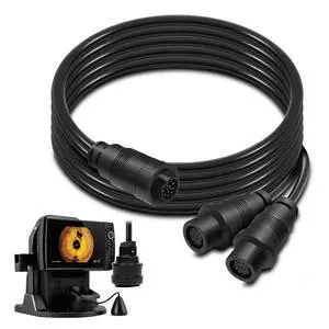 720108-1 Transducer Adapter Cable 14 M360 2DDI Y Cable Fit for Humminbird, Compatible with MEGA 360 and 2D/MDI Transducers 720108-1 Transducer Adapter Cable 14 M360 2DDI Y Cable Fit for Humminbird, Compatible with MEGA 360 and 2D/MDI Transducers